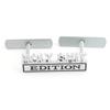 1Pc 3D Metal Holy Shit Edition Logo Car Front Grille Badge Side Fender Rear Trunk Emblem Sticker Decal