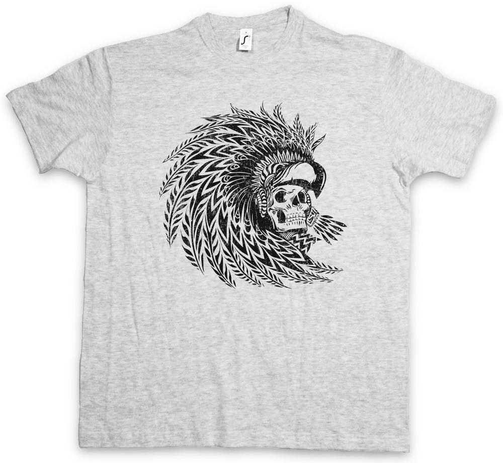 DEAD AZTEC WARRIOR T-SHIRT Indians Sign Culture Civilization Mayans Religion