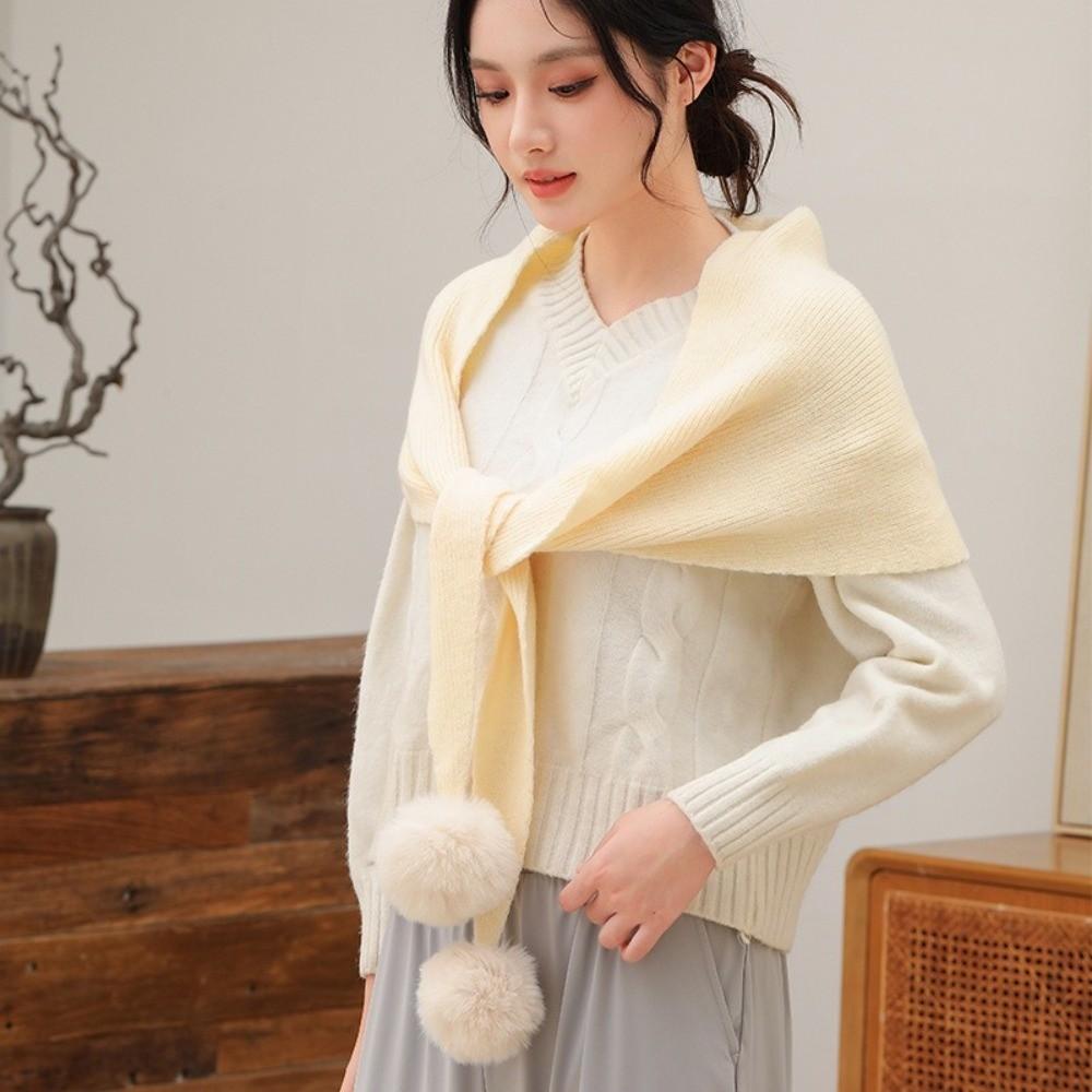Multi-functional Knitted Triangular Scarf Soft Headscarf New Neckerchief  Gift