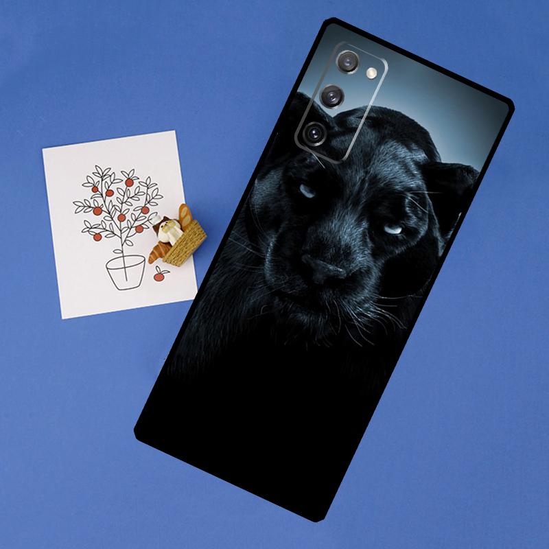 Tier Panther Handyhülle Für Samsung Galaxy S25 Ultra S9 S10 S20 S21 S22 Plus S24 FE S23 Ultra Rückabdeckung
