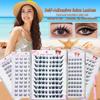 100-240 Cluster  Self-Adhesive,False Eyelashes,Glue-Free 11-16mm C+ Curl,Reusable Long-lasting,waterproof,windproof,Lazy Single Cluster Lash