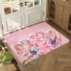 BanG Dream! Girls Band Party Floor Mat Soft Thickened Absorbent Non-Slip Bedroom Living Room Door Mat Home Decor Flannel Rugs