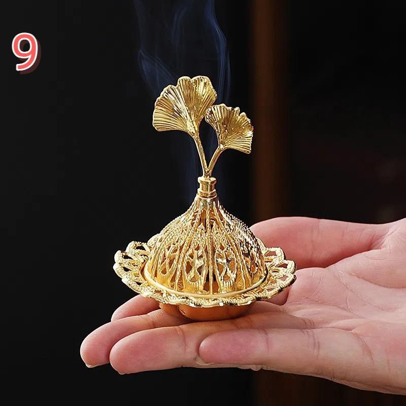 Alloy Aroma And Incense Burner Decorative Censer Home Decoration Mini Living Room Aromatherapy Ornament