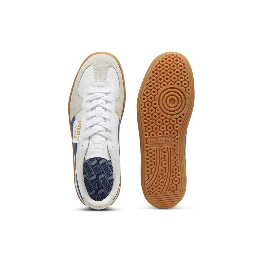 Puma Palermo Leather Unisex White Vapor Gray Clyde Royal 396464-06
