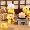 DIY Mini Yellow Duck Figurines Cute Duck Figurines Miniature  Home Office Desktop Decor
