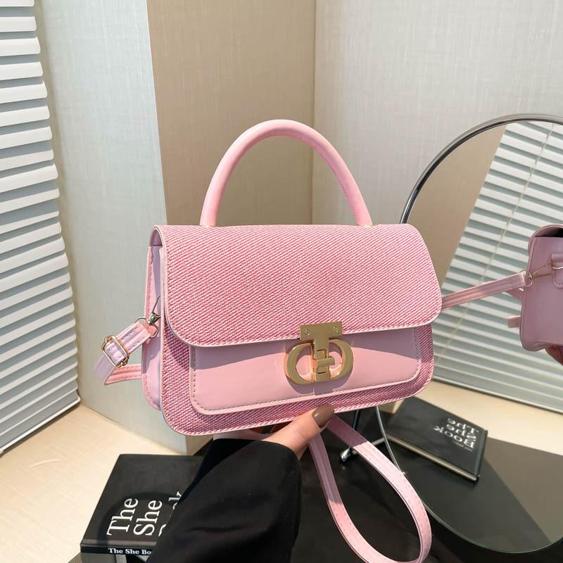 Damentaschen Frühling und Sommer neu hochwertig Handtrage eine Schulter Unterarm kleine quadratische Tasche Nische leichter Luxus vielseitige Umhängetasche Damen