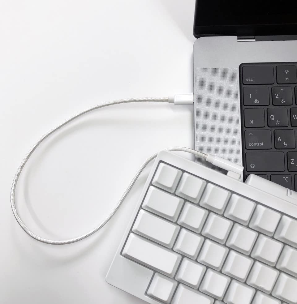 Cablu Bird Electronics HHKB Tip C 40cm (alb)