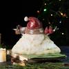 Cartoon Snowman Statue Nightlight Cute Snowman Figurine Christmas Decorations Sculpture  Party