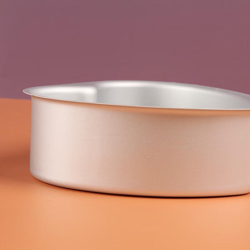 Utol 6-inch Solid Bottom Heart Cake Molds (Set of 2)