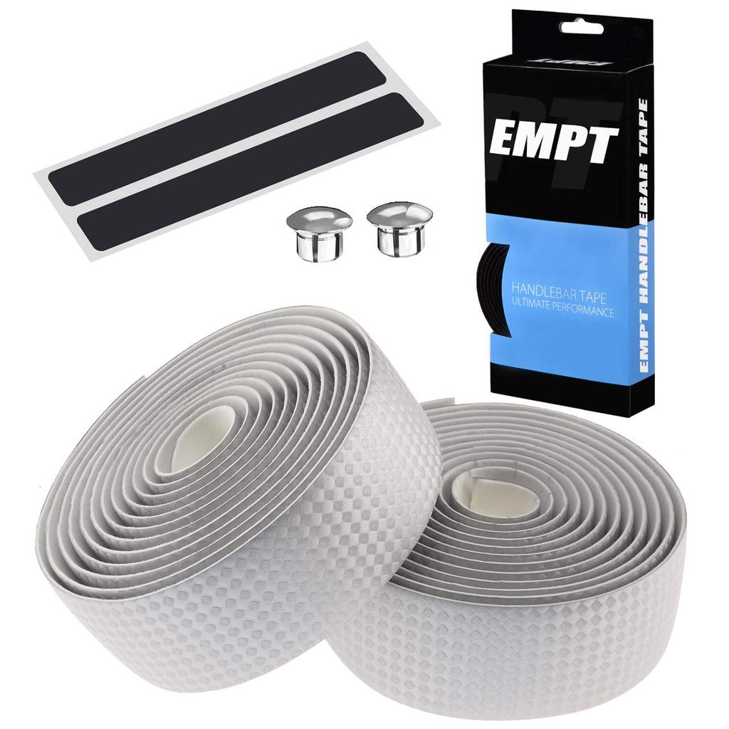 EMPT EVA Road Bar Tape Cushioned EVA Bar Tape for Fixed and Drop Includes End Caps and End Tape ES-JHT020, Road, Gear, Handlebars, (Carbon-Look