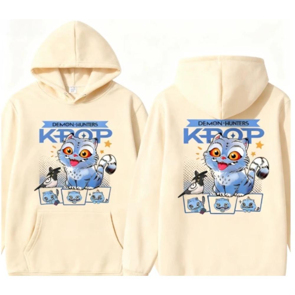 

Kpop Autumn Demon Hunter Rumi Derpy Cartoon Men s Hooded Sweatshirt Fashion Casual Tops XXXL