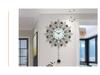 European Luxury Peacock Wall Clock for Elegant Living Room Decor