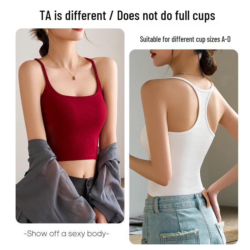 La Chapelle Women's Padded Racerback Tank Top