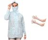 Goodluck Mask SunCoat with FREE HandGloves (50, Blue)