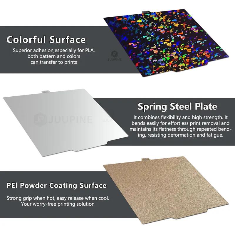 For QIDI Q2 Build Plate QIDI Q2 Pei Sheet 270x270MM Smooth Plate PEO PET Carbon Fiber for QIDI Q2 Plate 3D Printer Accessory