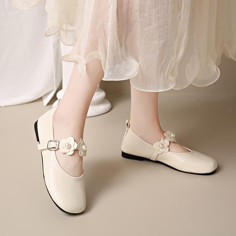 Lightweight and comfortable Plus Size Women's Shoes Comfortable Soft Bottom Decorated Summer Fairy Style Flats shoes