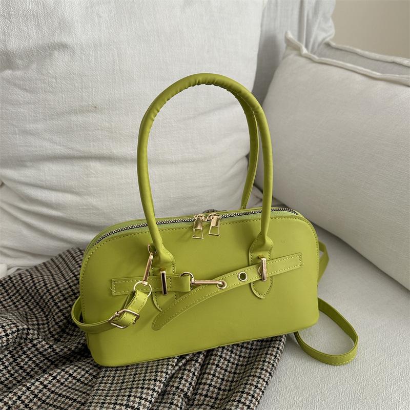 Women'S Able Handbag Retro Style Crossbody Bag For Commuting Soft Pu Shoulder Bag