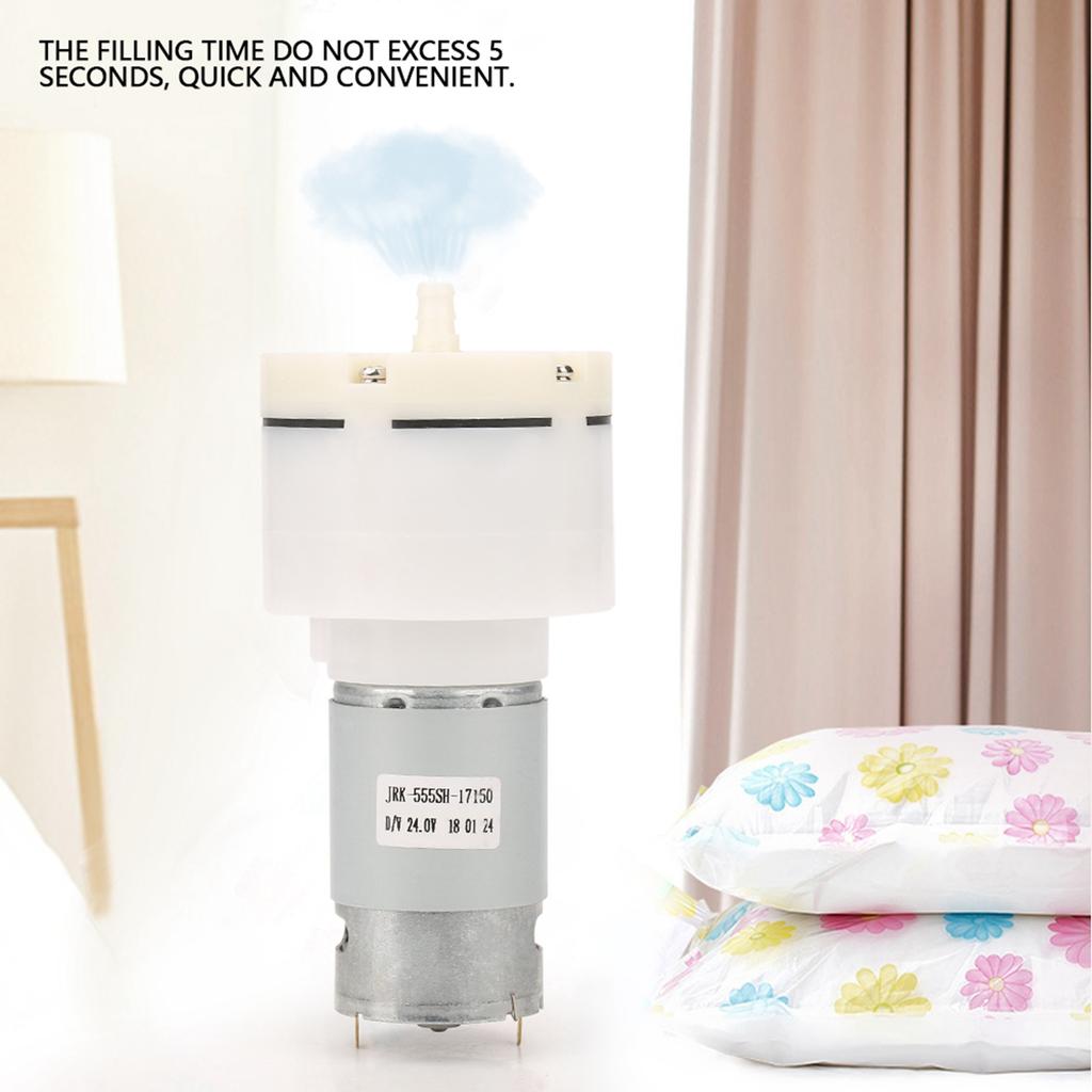 DC 24V Mini Kleine Geräuscharme Kurze Füllzeit Luft Vakuum Saugpumpe