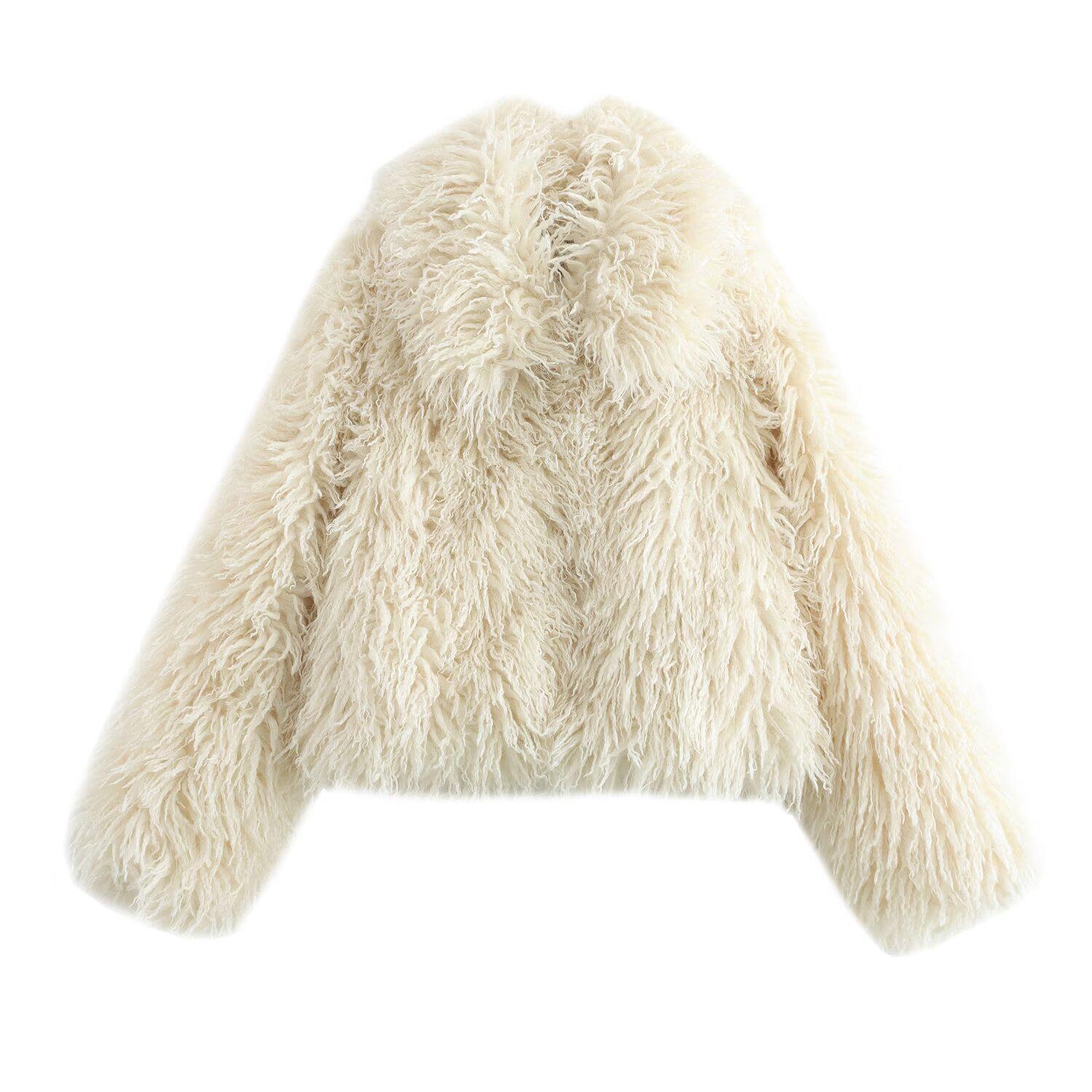 

European & American Women s Faux Fur Coat - 2024 Autumn/Winter Fashion XS