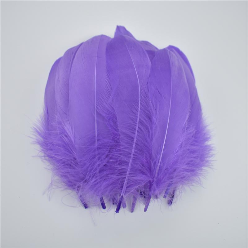 20Pcs Colored Goose Feather 5-7inch/12-18cm  Swan Plumes Handicraft Accessories Wedding Deco Diy Craft Carnival Party Decoration