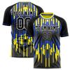 Customized Team Name Number Name Football T-shirt Personalized DIY O Neck Black Sports T Shirts Loose Quick Dry Team Uniform