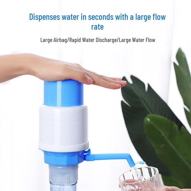 Hand Press Mineral Water Dispenser - Manual Suction Device for Pure Water Drinking