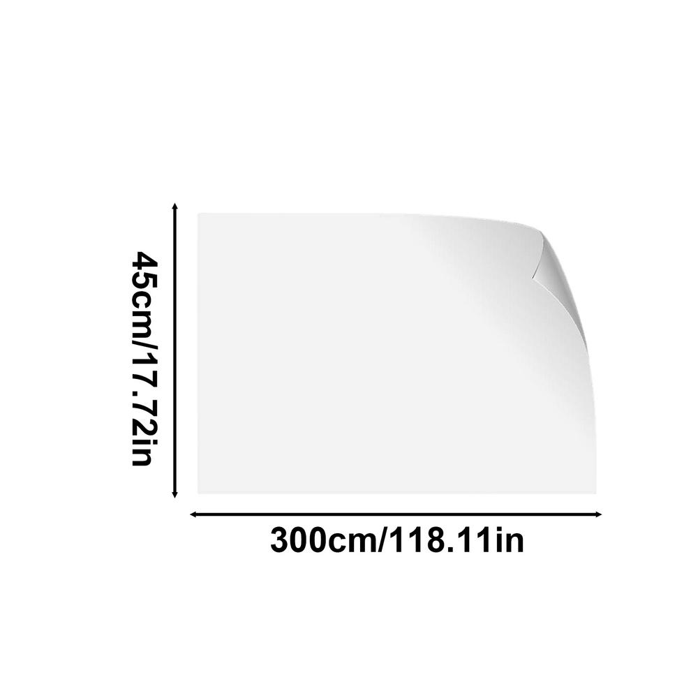 Reusable Electrostatic Whiteboard Wall Sticker Without Damage Premium Static Cling Easy To Apply And Remove Home School Office