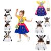 Rochie Cosplay Fată Vânător de Demoni Kpop cu Fustă Volane pentru Copii
