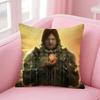 Hot Game DDeath Stranding Cushion Cover Pillowcase Short Plush Invisible Zipper Room Sofa Cushion Cover