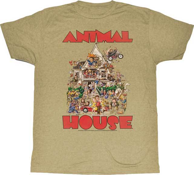 Animal House Movie Poster Men T Shirt Classic Movie XXL