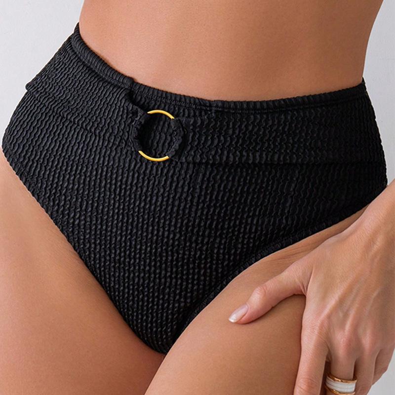 2025 Europäischer & Amerikanischer High Waist Bandeau Bikini Badeanzug für Damen