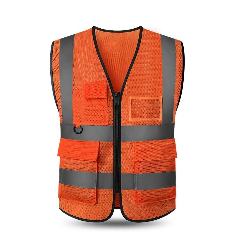 Adjustable Washable High Visibility Safety Reflective Vest for Night Hiking Outdoor Traffic Duty Work A4
