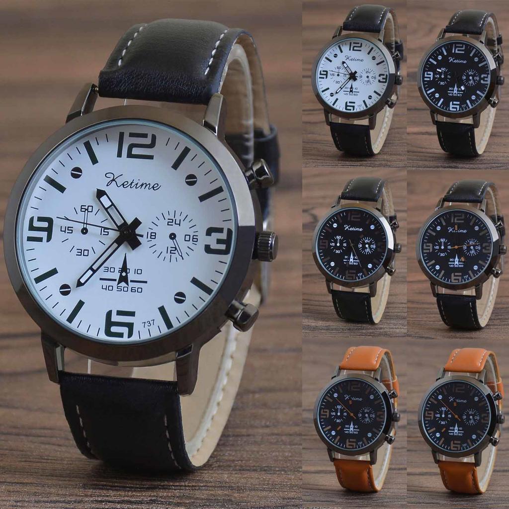 Men's Waterproof Luminous Running Alarm Clock Watch