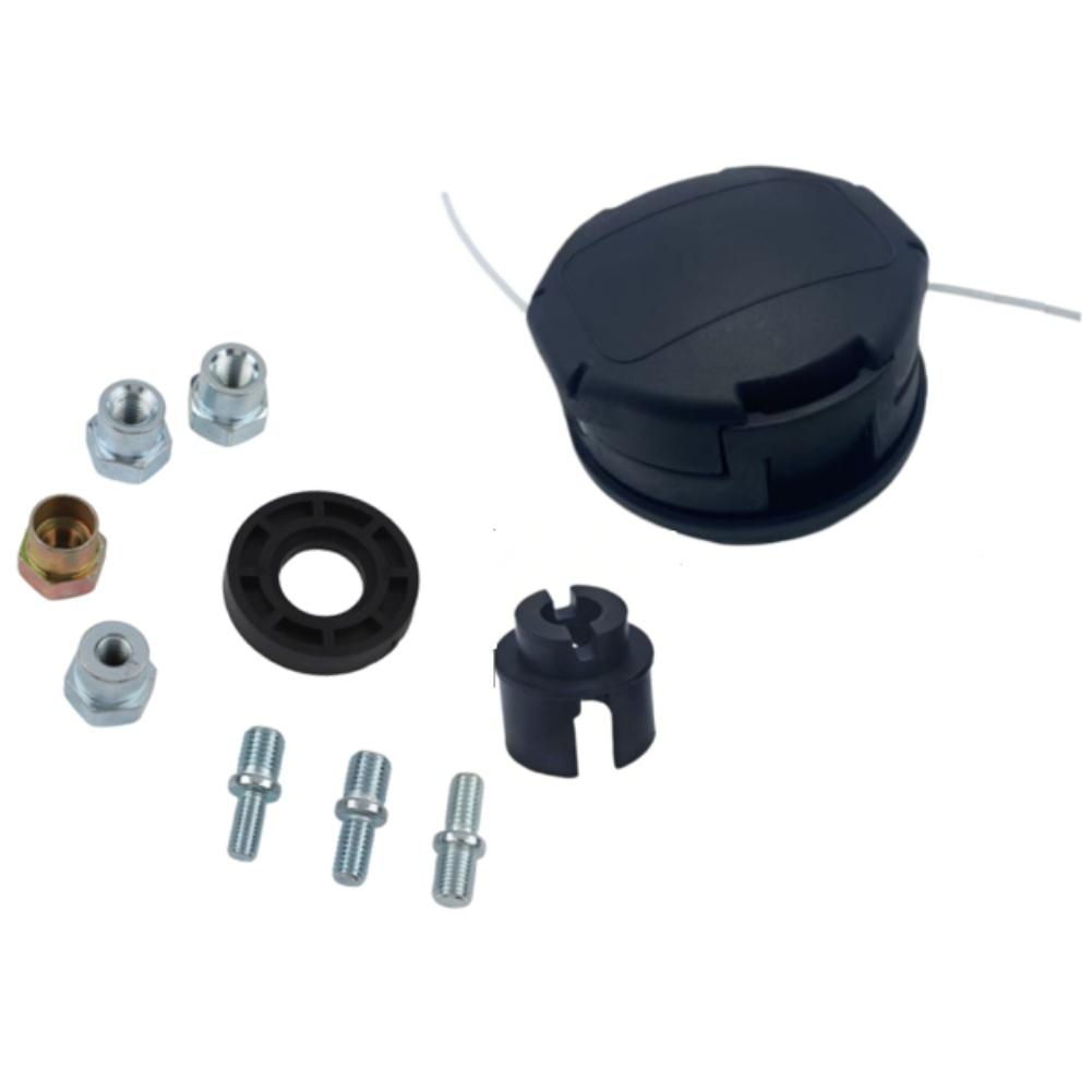 Bump Feed Kit Trimmer Head Bump Feed Compatible Easy Installation Plastic And Metal Parts DIY Replacement For SRM-230 Black