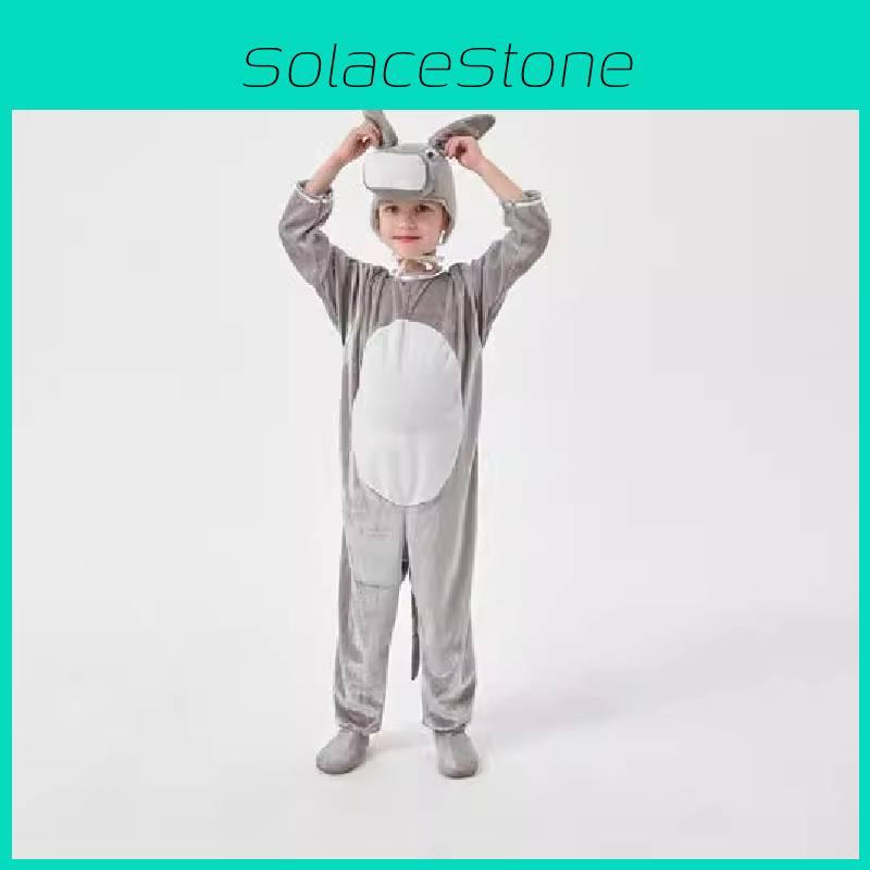 Zábavný a pohodlný kostým osla pro děti na Halloween a hraní