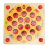 Ladybird Game Board Cognitive Development Wooden Memory Matching Activities
