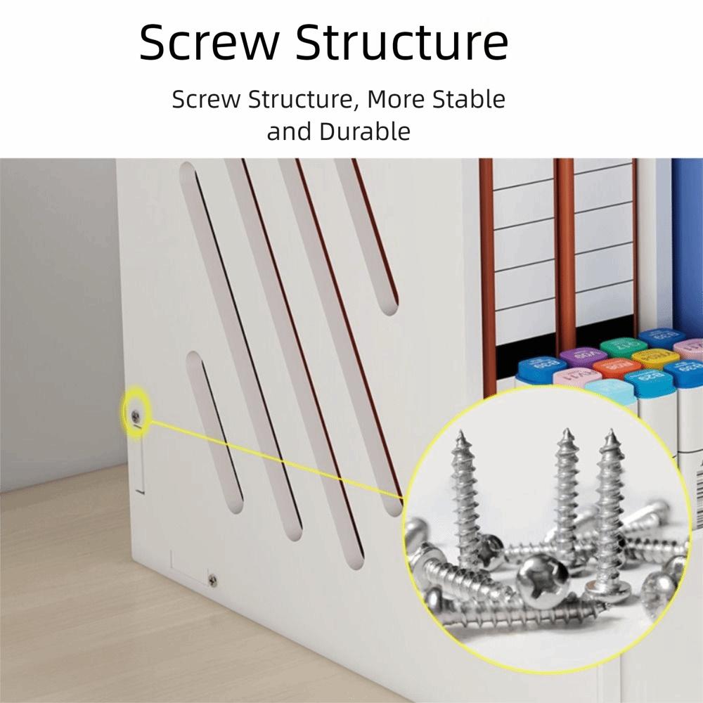 Space Saving Desktop Organizer Thickened File Holder Office Storage Rack File Storage Rack  Office