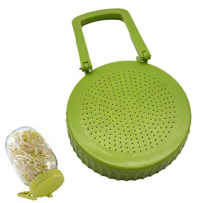 Sprout Lids with Stand Wide Mouth Jar Sprouting Lids Bean Sprouts Grow Kit Jar Lid Brackets for Sprouting
