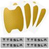 Car Door Sticker Carbon Fiber Scratches Auto Handle Protection Film For Tesla Model 3 Model X S 2016-2023  Model Y Decals TM3 TMX