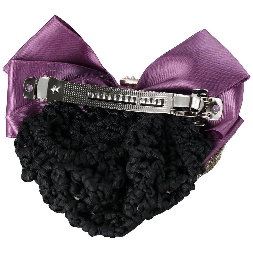 Women Snood Pearl Barrette Hair Accessories Floral Lace Hairgrips Hair Clip Bow Hair Net Lace Bow