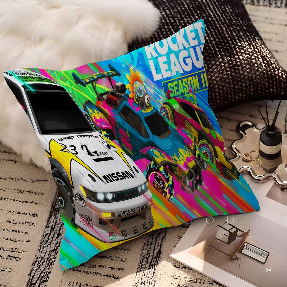 R-Rocket L-League Game Pillow Cover For Bedroom Room And Living Room Sofa Decorative Cushion Cover
