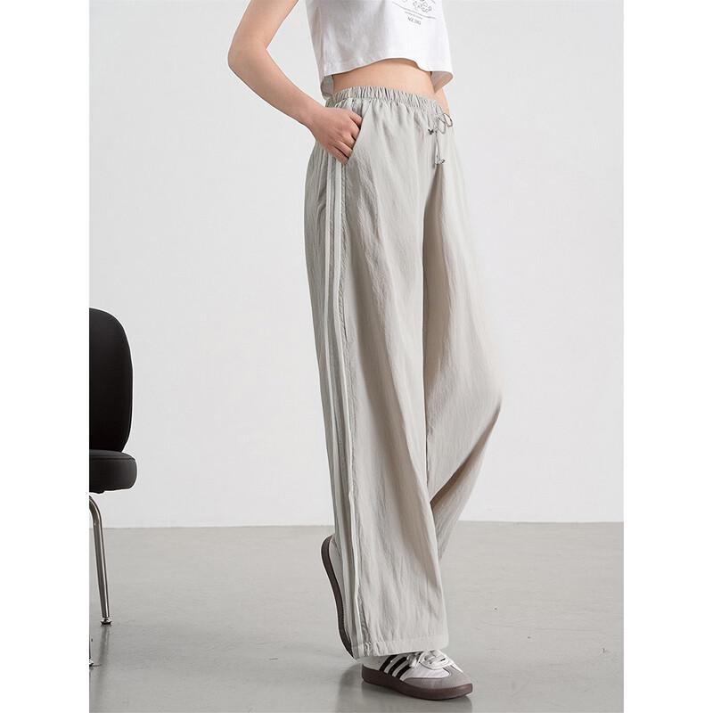 Aiyilian Women s Loose Fit Straight-Leg Trousers