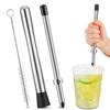 3Pcs/Set Straw Puncher Muddler Set Stainless Steel Straw Hole Puncher Kit Lemonade Stand Essentials Kit