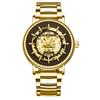 2022 Trending Men's Multifunctional Skeleton Dial Waterproof Wristwatch with Luminous Hands