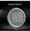 Chrome-Plated Electronic Panel Safe Cabinet with Solenoid Gun Lock