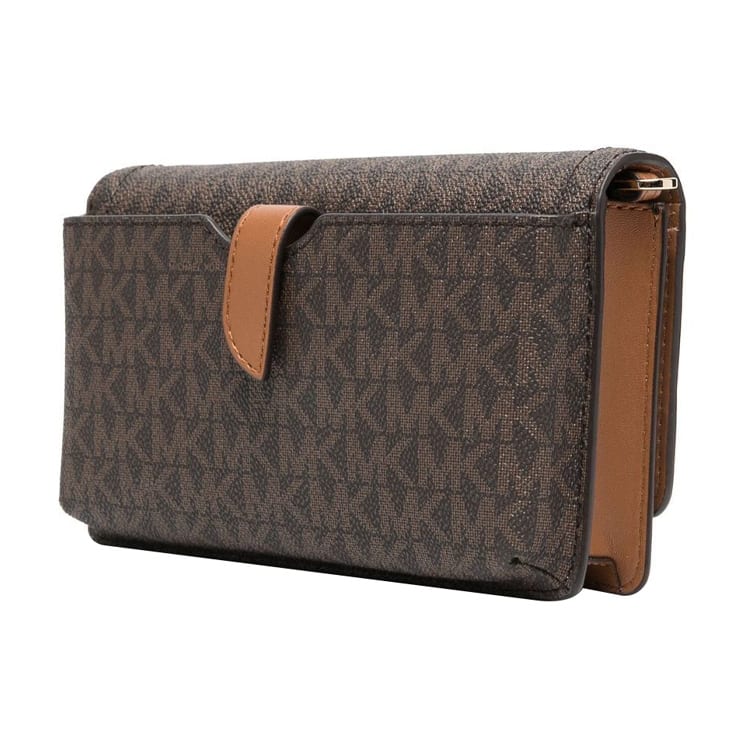 Michael Kors Heather PVC Crossbody Bag, Shoulder Bag Regular Women's Brown 32F2G7HC1B-BRNACORN