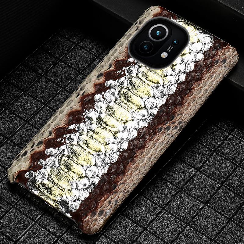 Genuine Leather Phone Case for Xiaomi Poco X7 Pro F7 Ultra F7Pro X7Pro Shockproof  Half-pack Protection Back Cover