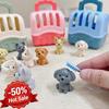 Kleine Hundekäfige Rollenspiel Spielzeug Mode Kleine Haustiere Hundehütte Zwinger Badewanne Für Kinder Spielhaus Spielzeugzubehör Kinder
