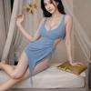 New Muse High Slits Dress Passion Fun Lingerie Set Open Pajamas Sexy Seduction Pure Desire