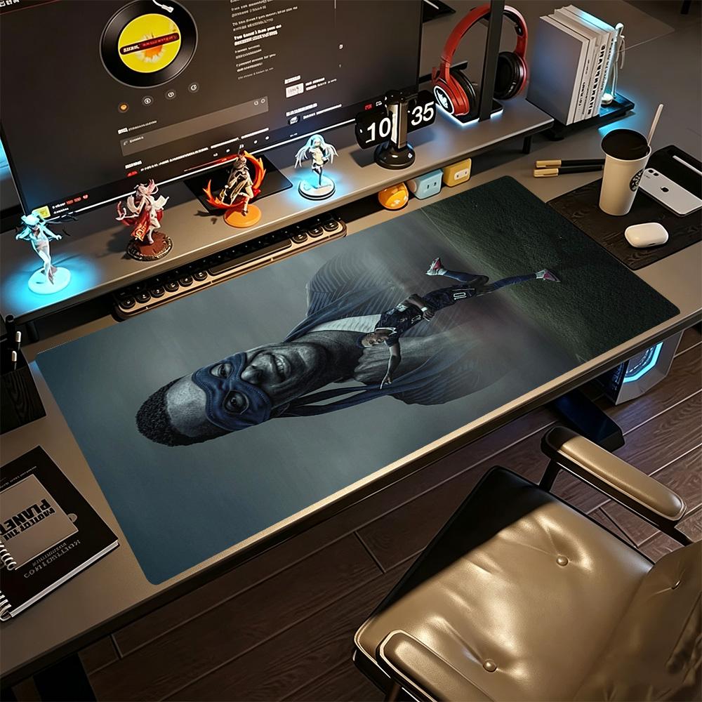 Star Player Kylian Mbappé Large Mouse Pad Keyboard Pad Office Mouse Mats Non-Slip Rubber Bottom Office and Gaming Desk Decoration